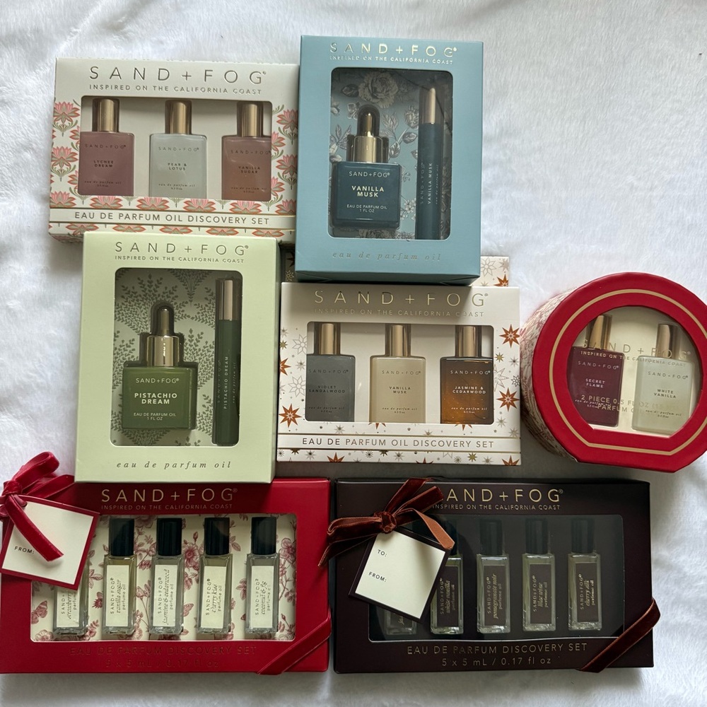 Sand + Fog body oils Discovery Sets ( price per 1)